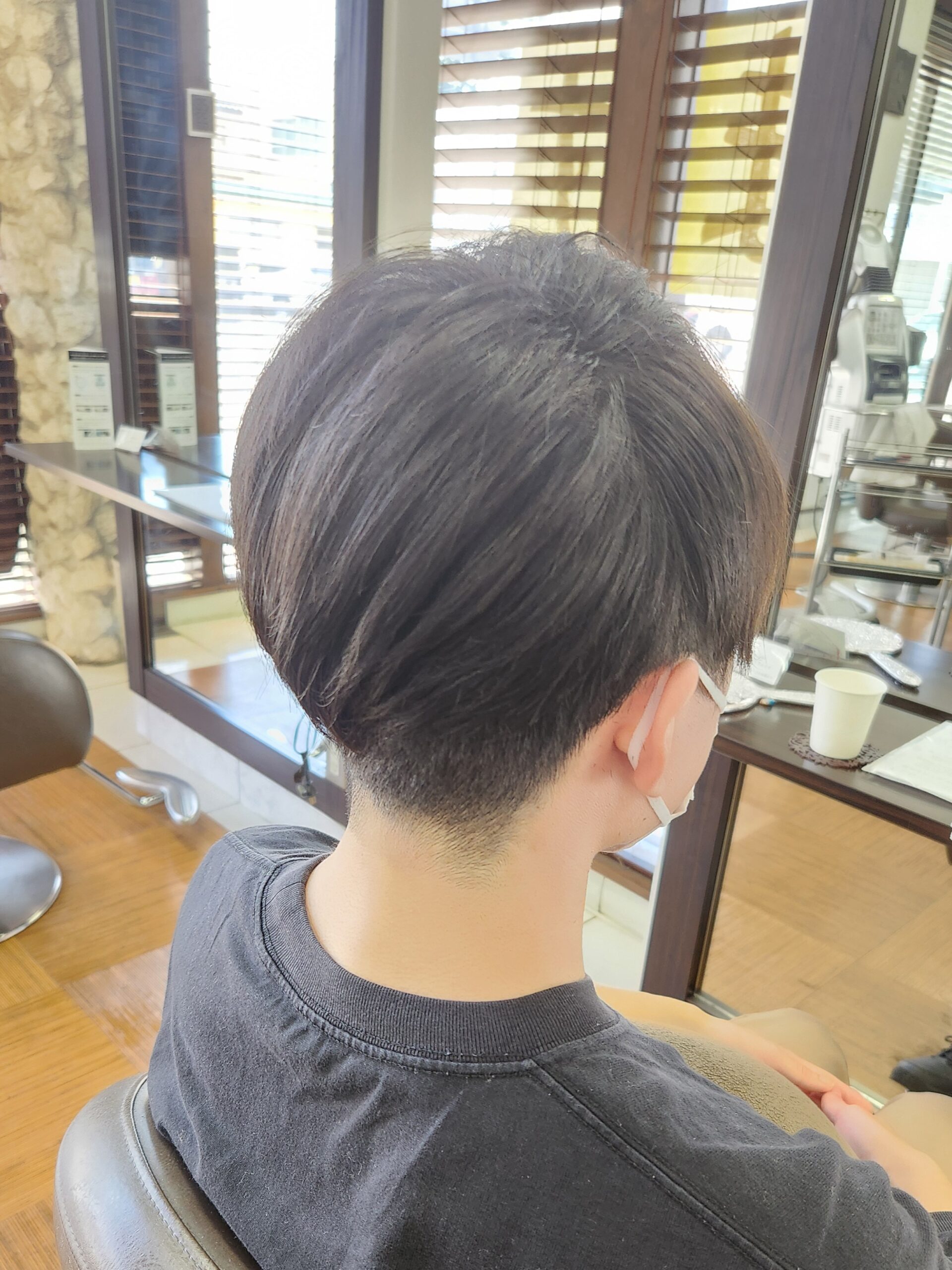 メンズカット ポイント縮毛